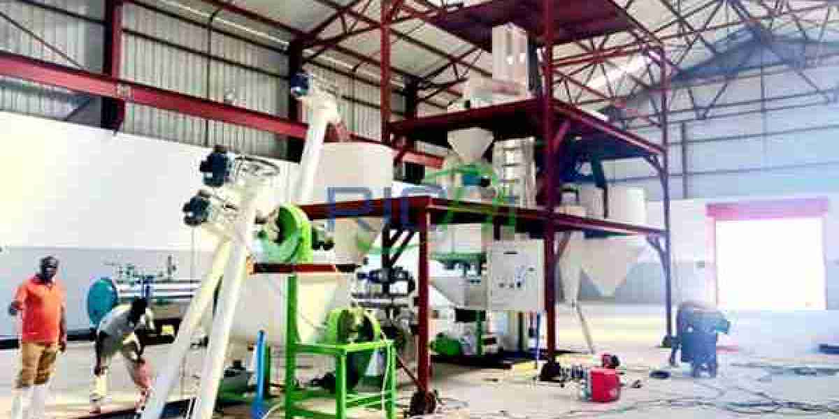 High-yield procedure of the poultry feed making machine