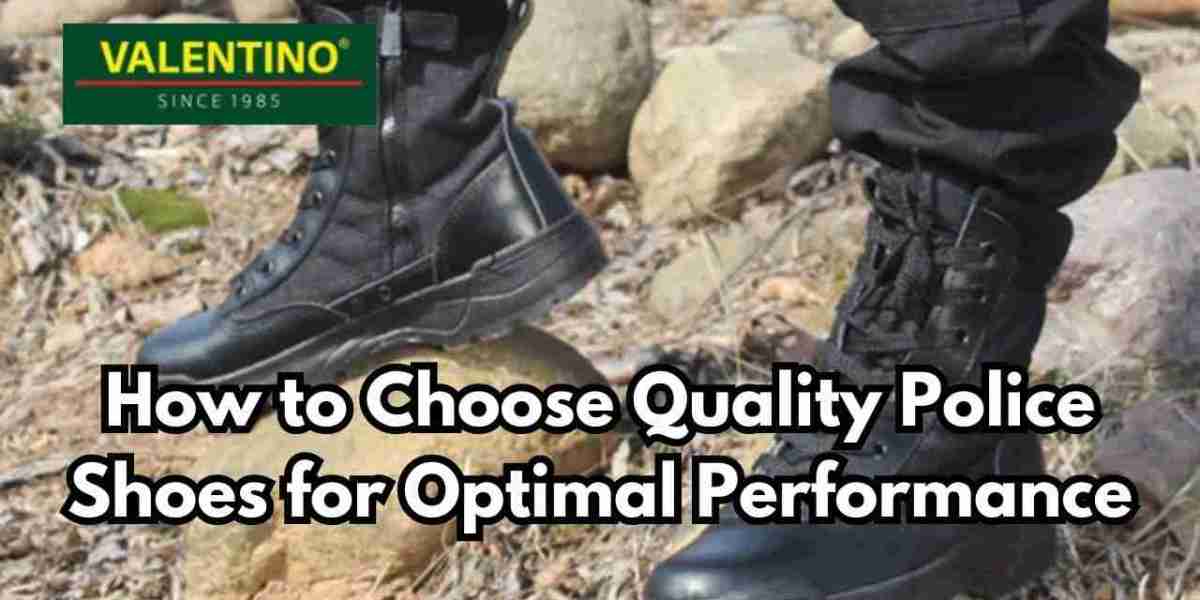 Quality Police Shoes for Optimal Performance: Valentino India