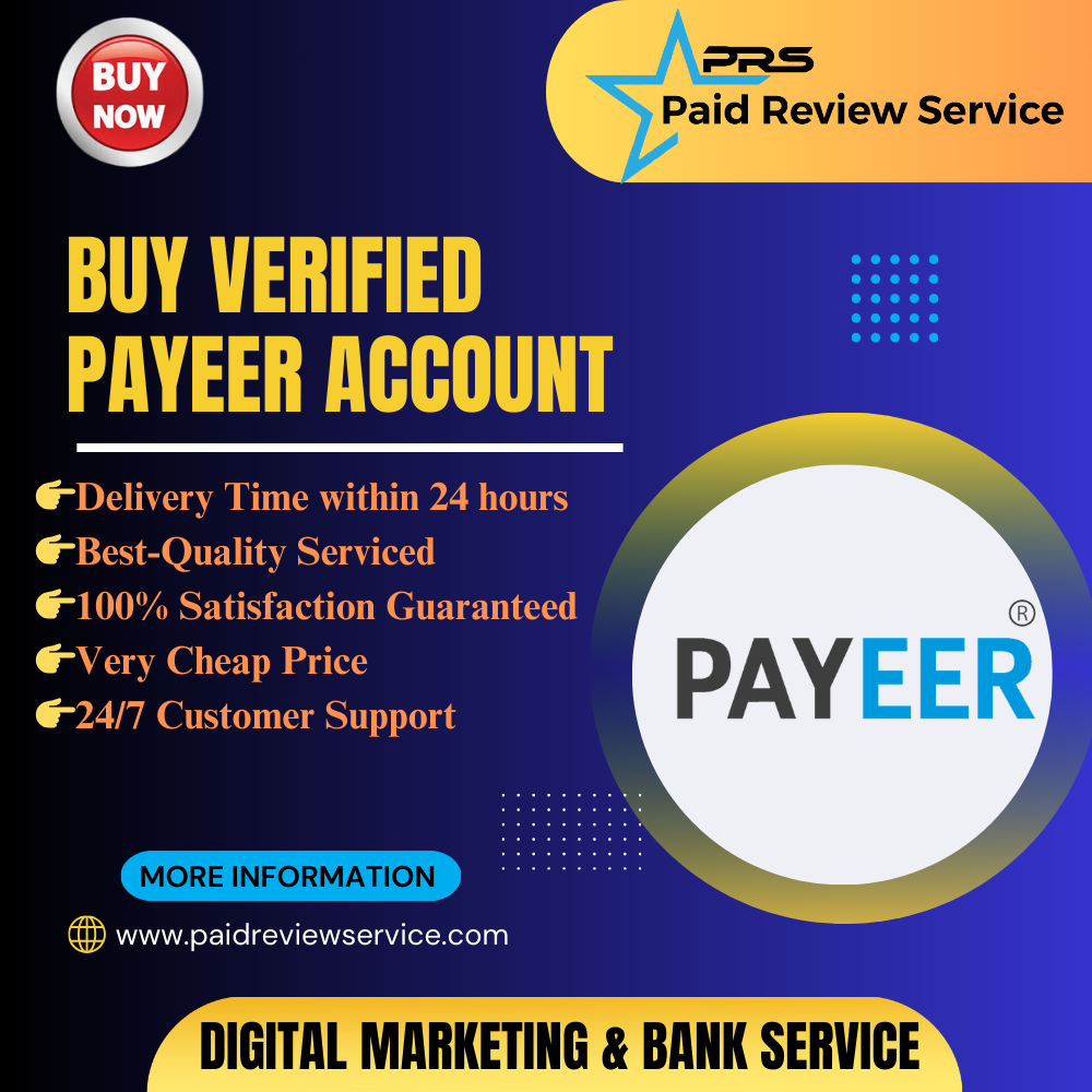 Buy Verified Payeer Accounts - PaidReviewService