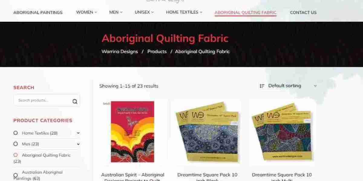 Australian Aboriginal Fabric for Quilting Projects