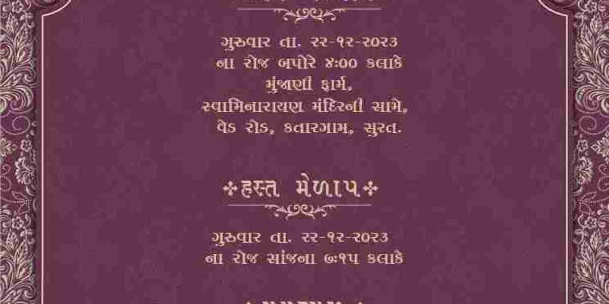 Crafting the Perfect Kankotri Gujarati Wedding Invitation