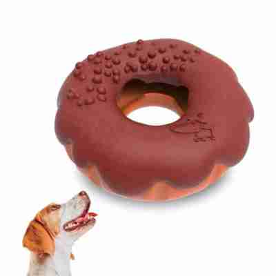 Indestructible Donut Dog Toy for Aggressive Chewers with Treat Dispenser Profile Picture