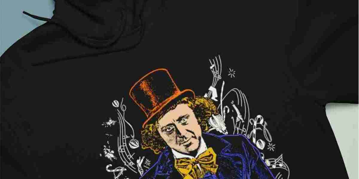 Gene wilder in Willy Wonka the chocolate factory shirt