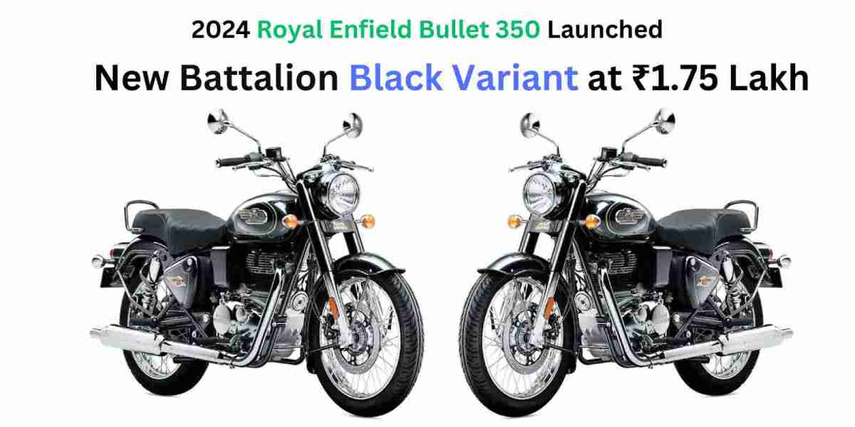 2024 Royal Enfield Bullet 350 Unveils Bold New Battalion Black Edition: Priced at ₹1.75 Lakh