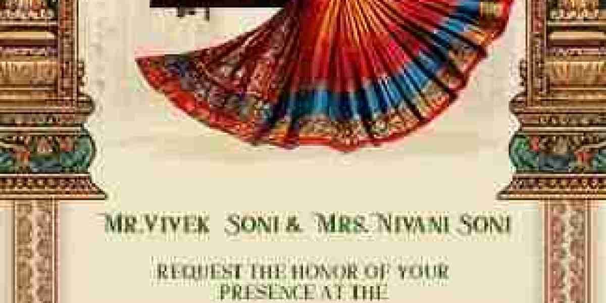 Celebrating Tradition with a Modern Twist: Half Saree Ceremony Invitation Cards