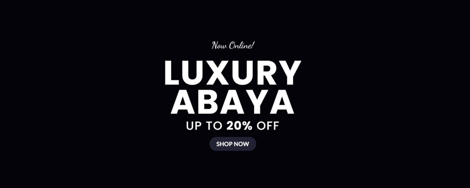 Affordable Abaya Online Shopping in India, UK, USA, Canada