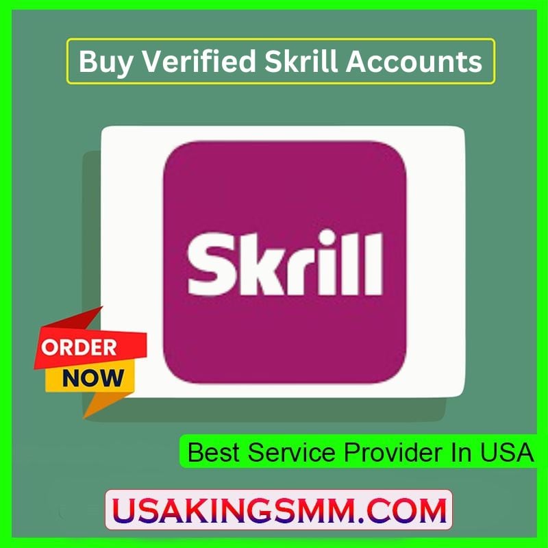 Buy Verified Skrill Accounts - 100% Safe,PVA Accounts..