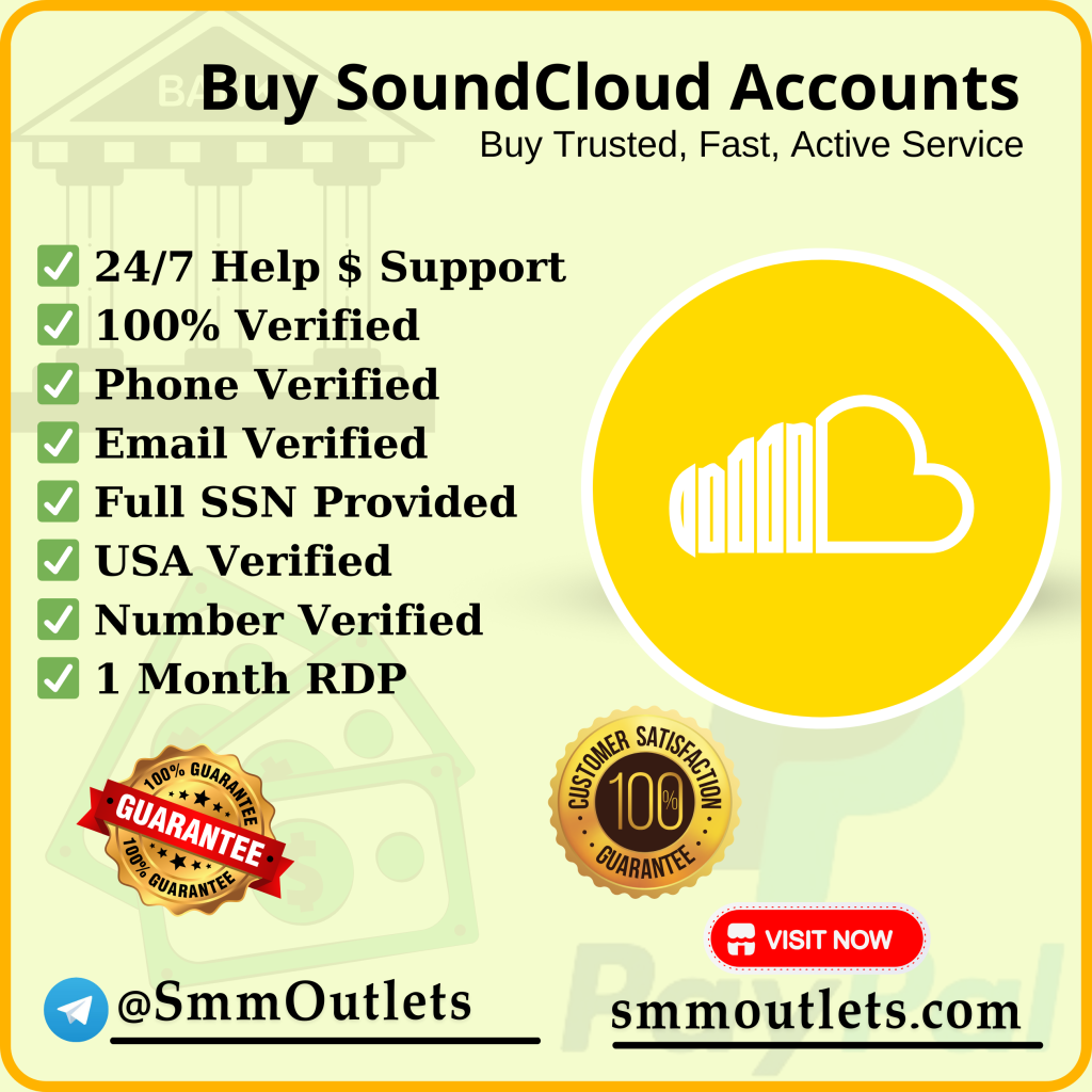 Buy SoundCloud Accounts - SmmOutlets