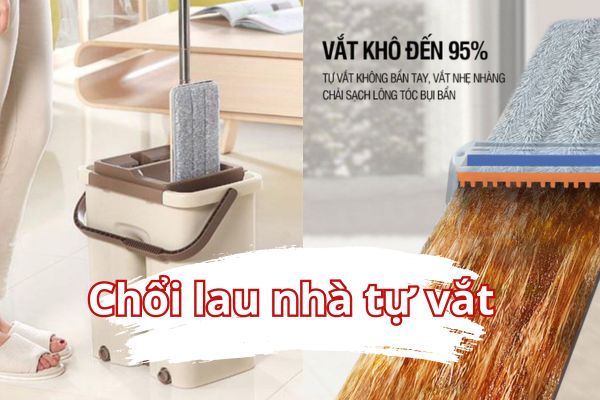 Các loại chổi lau nhà tự vắt tốt nhất và địa chỉ mua hàng uy tín