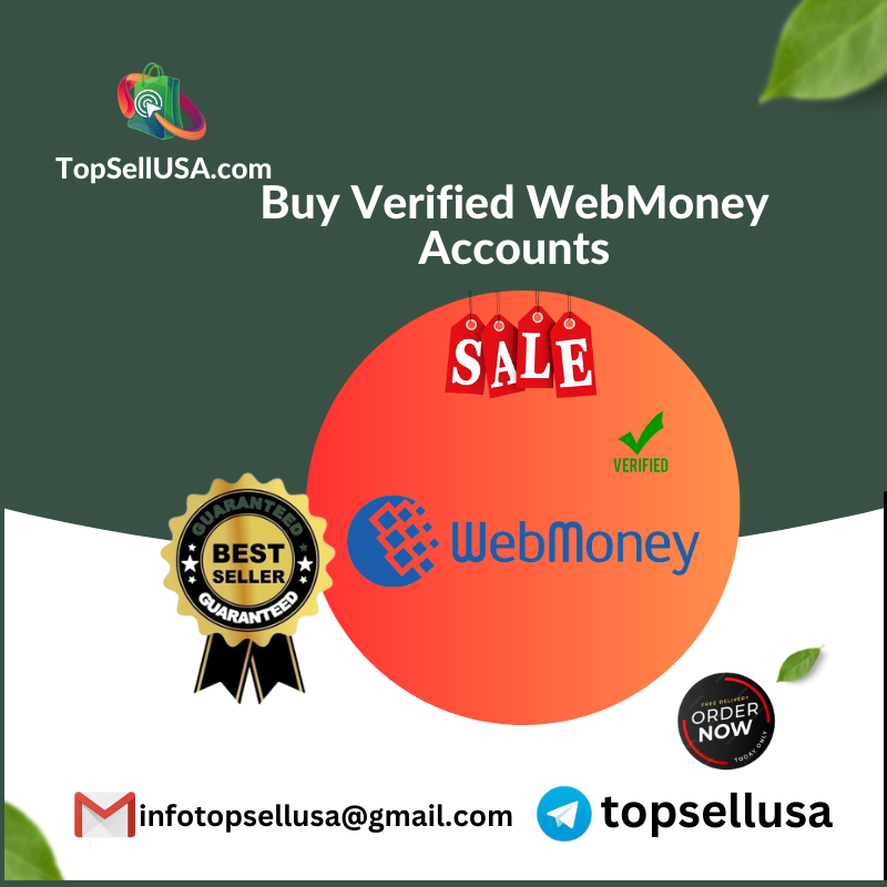 Buy WebMoney Account - 100% verified & Safe Accounts