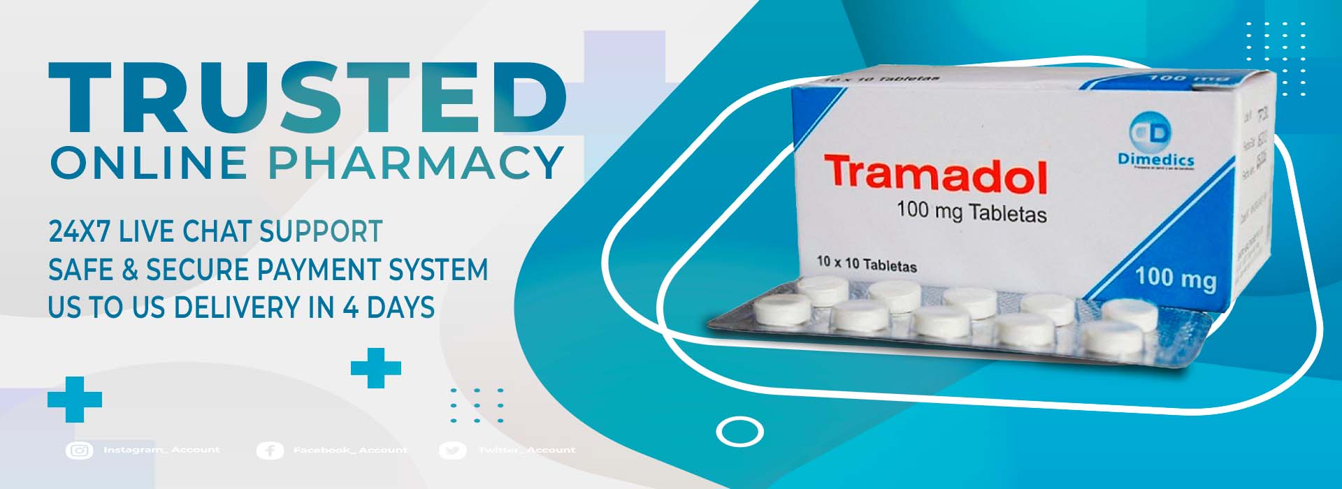 Get Tramadol 100mg Tablets Online – Fast US Delivery