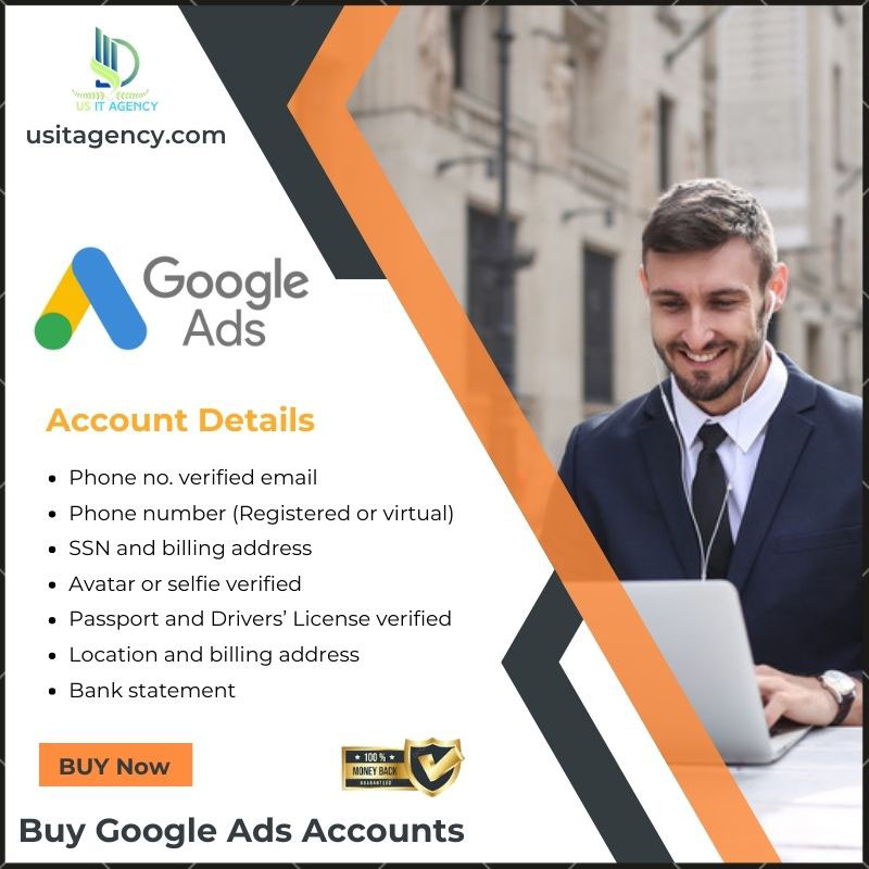 Buy Google Ads Accounts-100% Active and Safe USA Accounts