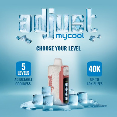 ADJUST MY COOL 20ML 40,000 PUFFS DISPOSABLE VAPE