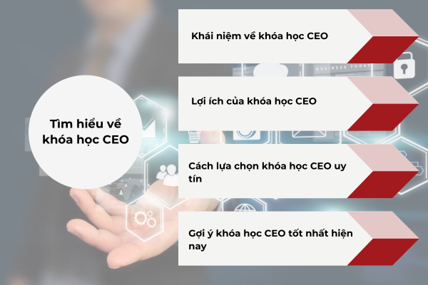 Khóa học CEO là gì? Làm sao chọn được khóa đào tạo CEO phù hợp?