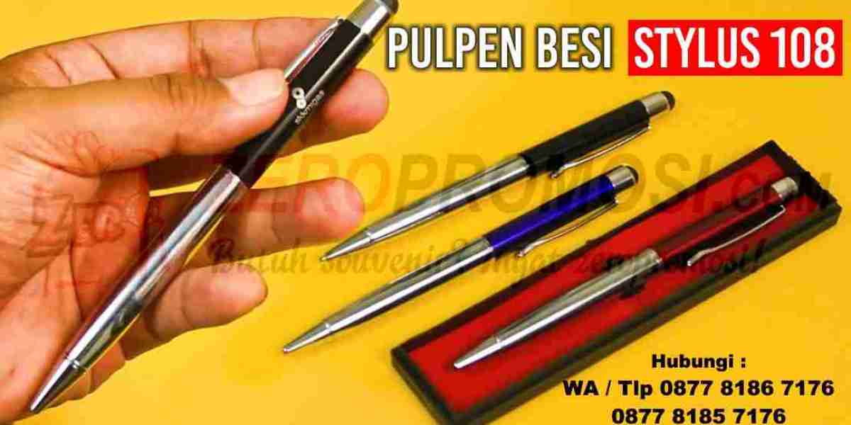 Souvenir Pen Stylus Besi Custom 2in1