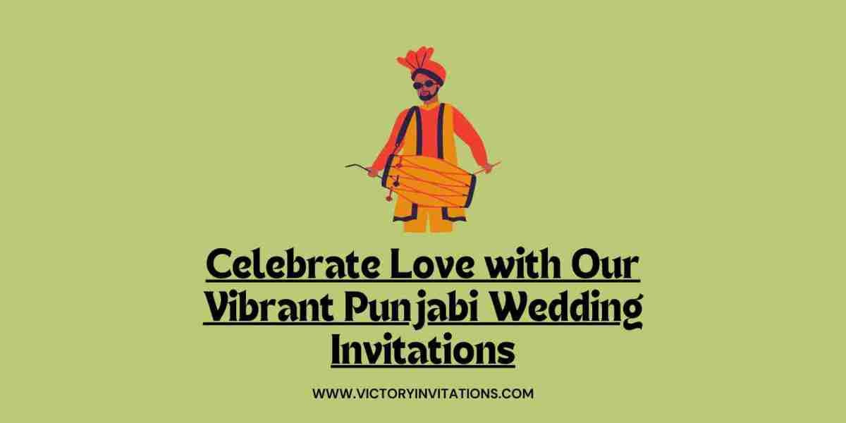 Celebrate Love with Our Vibrant Punjabi Wedding Invitations