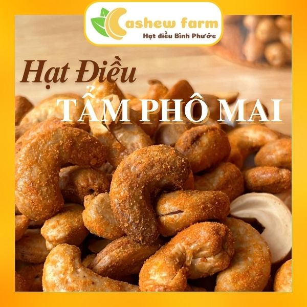 Cách làm hạt điều tẩm phô mai đơn giản, ngon miệng - Cashew Farm