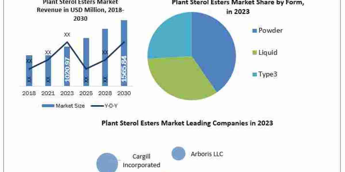 Plant Sterol Esters Market  Analysis of Key Trend, Industry Dynamics and Future Growth 2024-2030