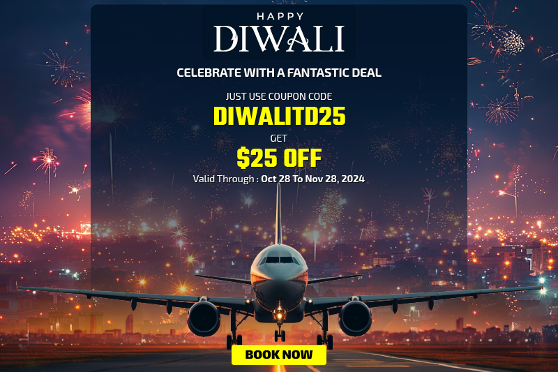 Diwali Flights to India: Exclusive Deals & Discounts from Indian Eagle