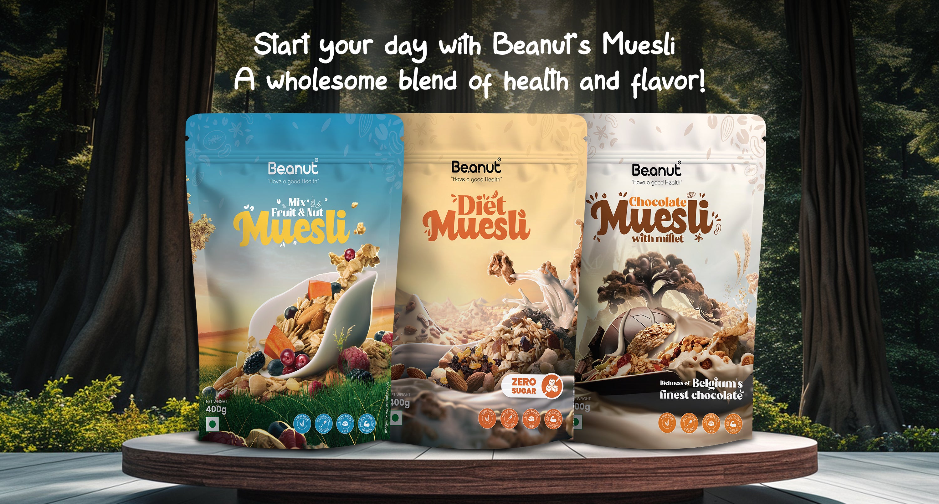 Explore Beanut's Muesli Collection | Nutritious & Delicious Breakfast Options