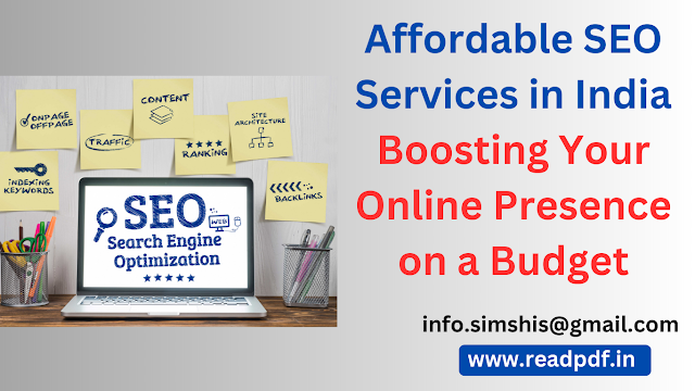 Affordable SEO Services in India: Boosting Your Online Presence on a Budget