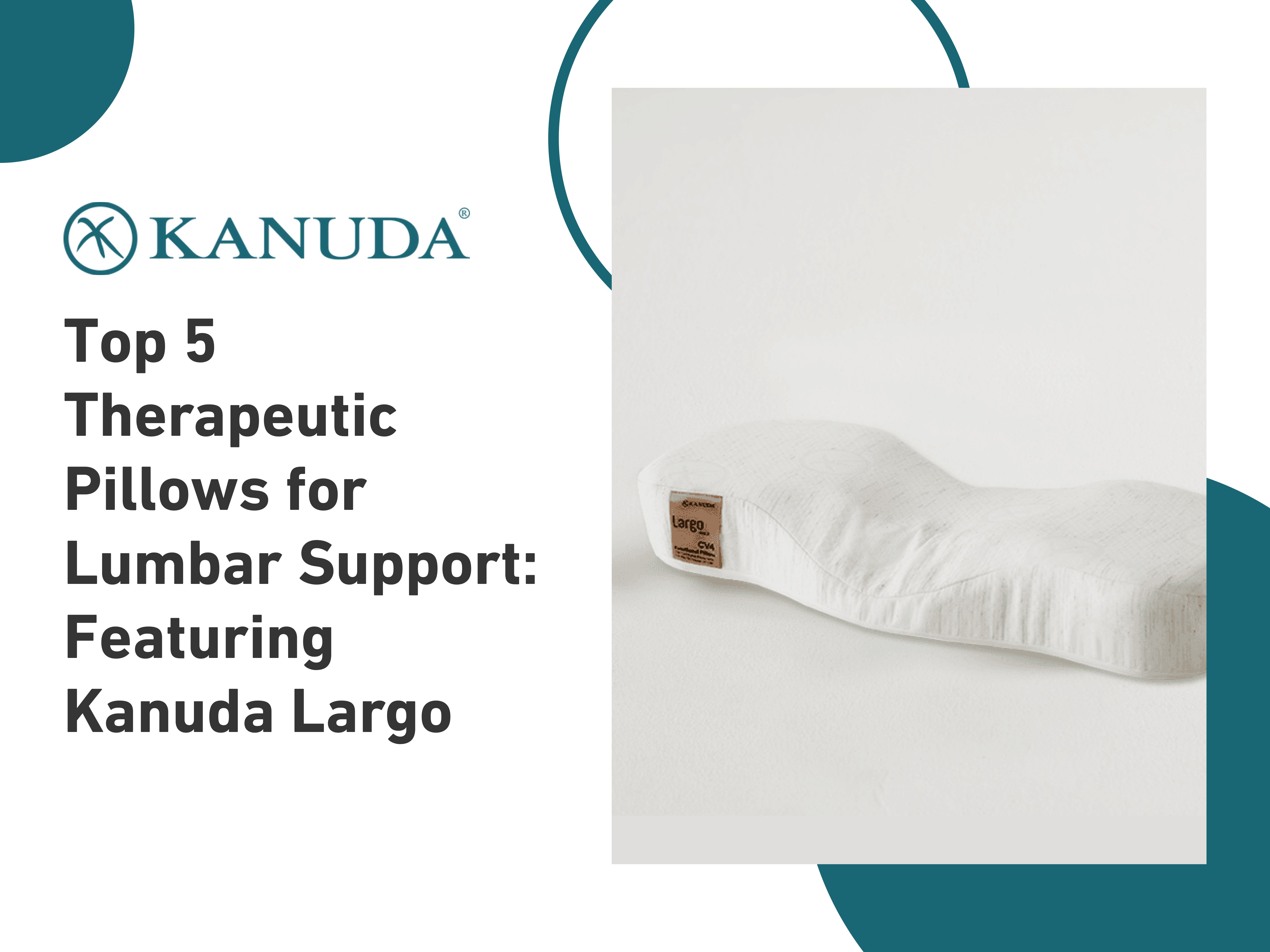 Top 5 Therapeutic Pillows for Lumbar Support: Featuring Kanuda Largo