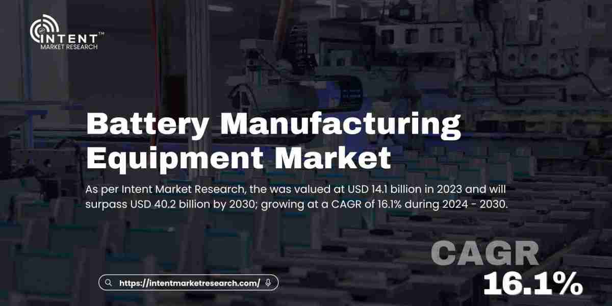 Battery Manufacturing Equipment Market to Transform with Innovation as Demand for Electric Vehicles Rises