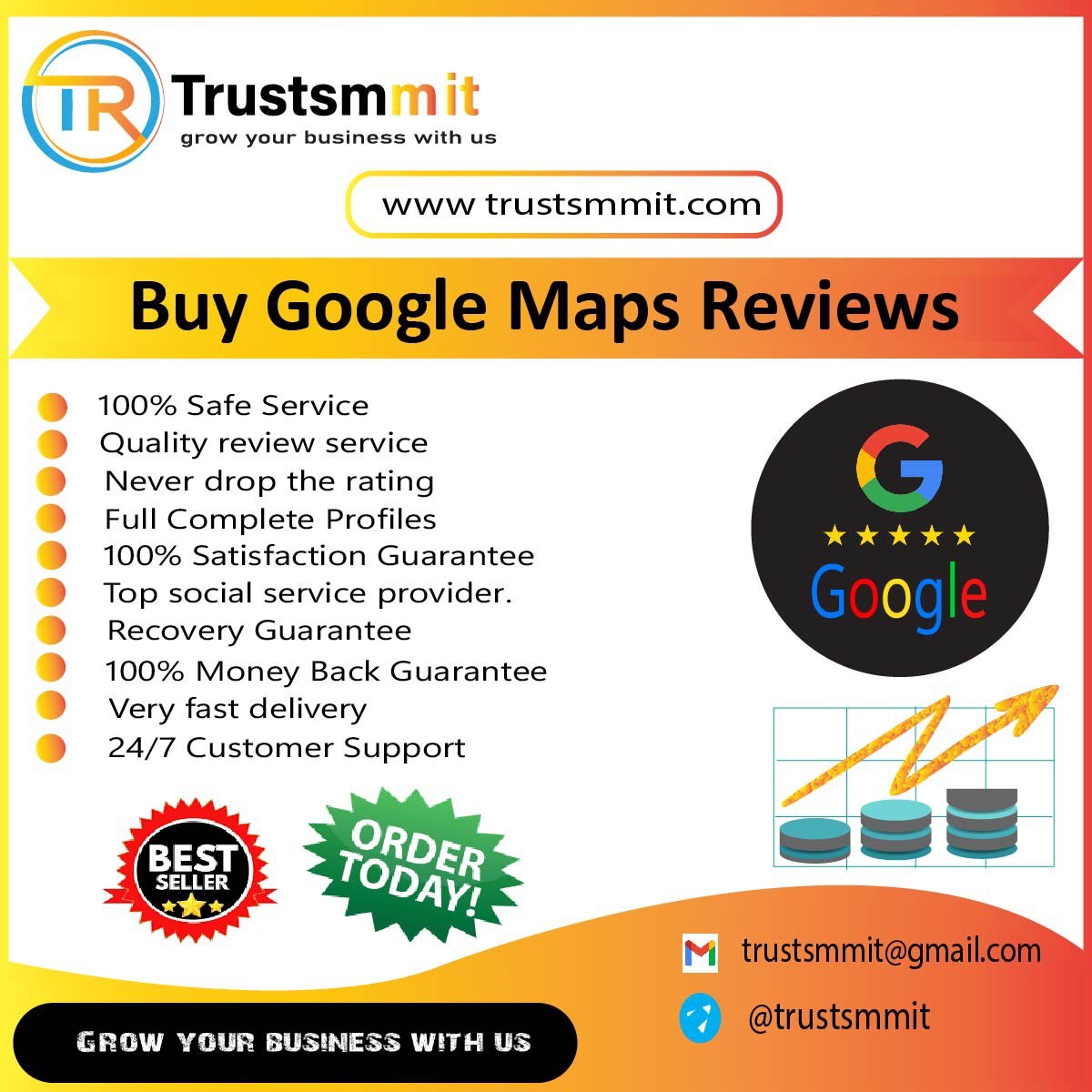 Buy Google 5 Star Reviews - 100% Secure and Non-Drop