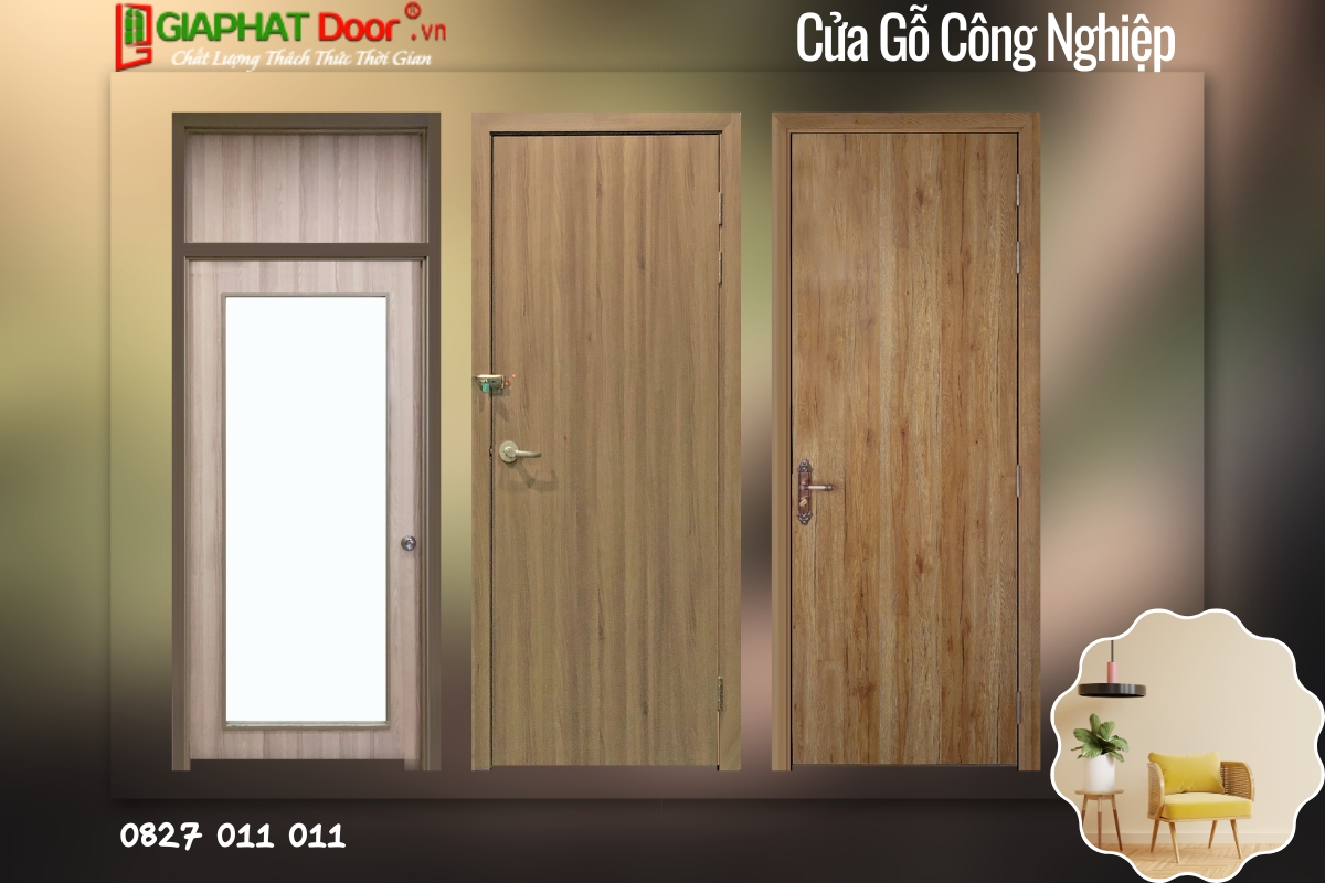 Báo Giá Cửa Gỗ Công Nghiệp - Cửa Gỗ Được Ưa Chuộng Hiện Nay - Gia Phát Door