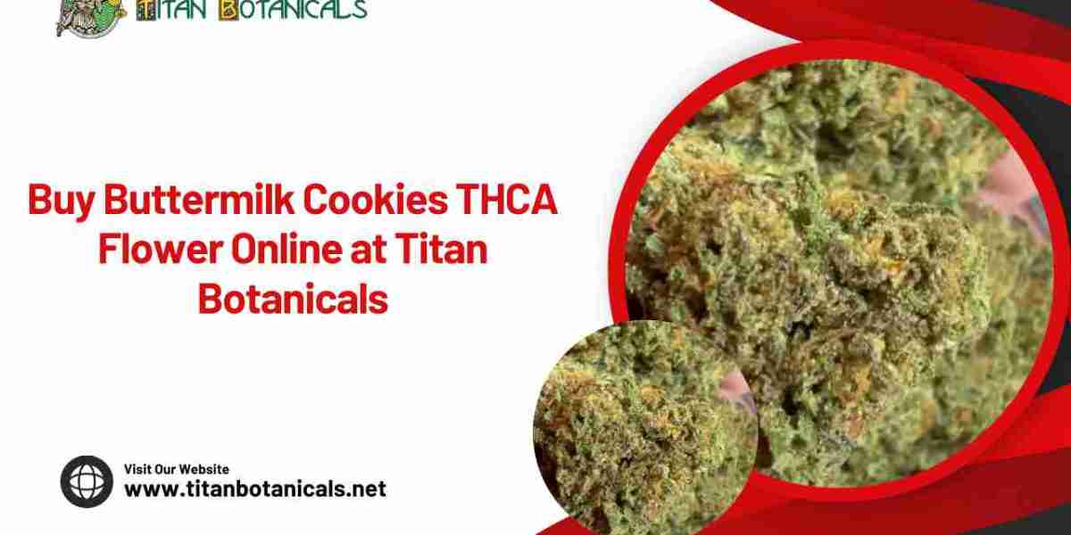 Buy Buttermilk Cookies THCA Flower Online at Titan Botanicals