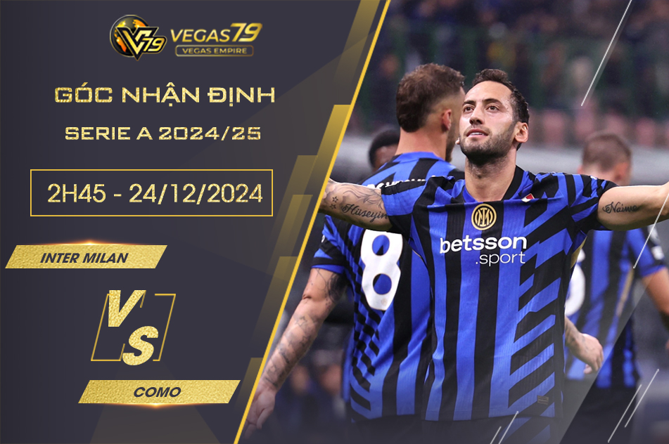 Nhận định Inter Milan vs Como, 2h45 ngày 24/12 - Serie A