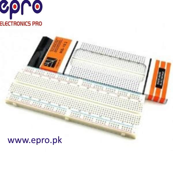 Bread Board MB102 830 Points Solderless Holes in Pakistan | Epro.pk