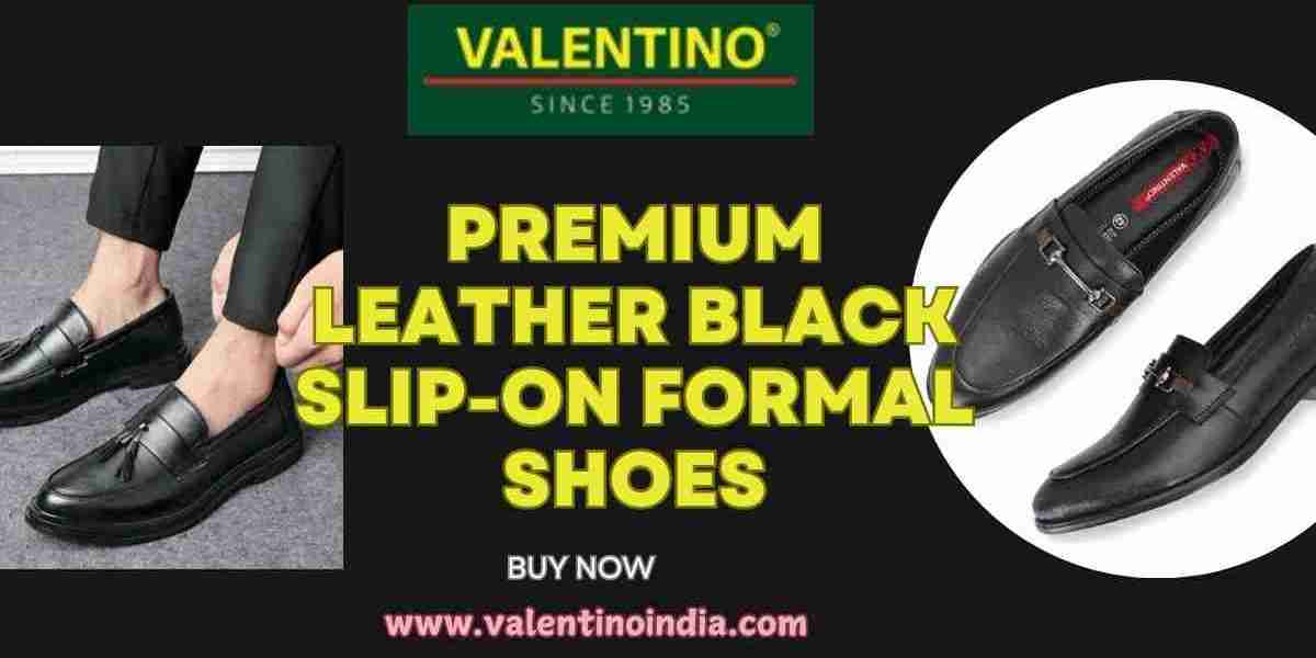 Why Choose Premium Leather Black Slip-On Formal Shoes for Your Wardrobe