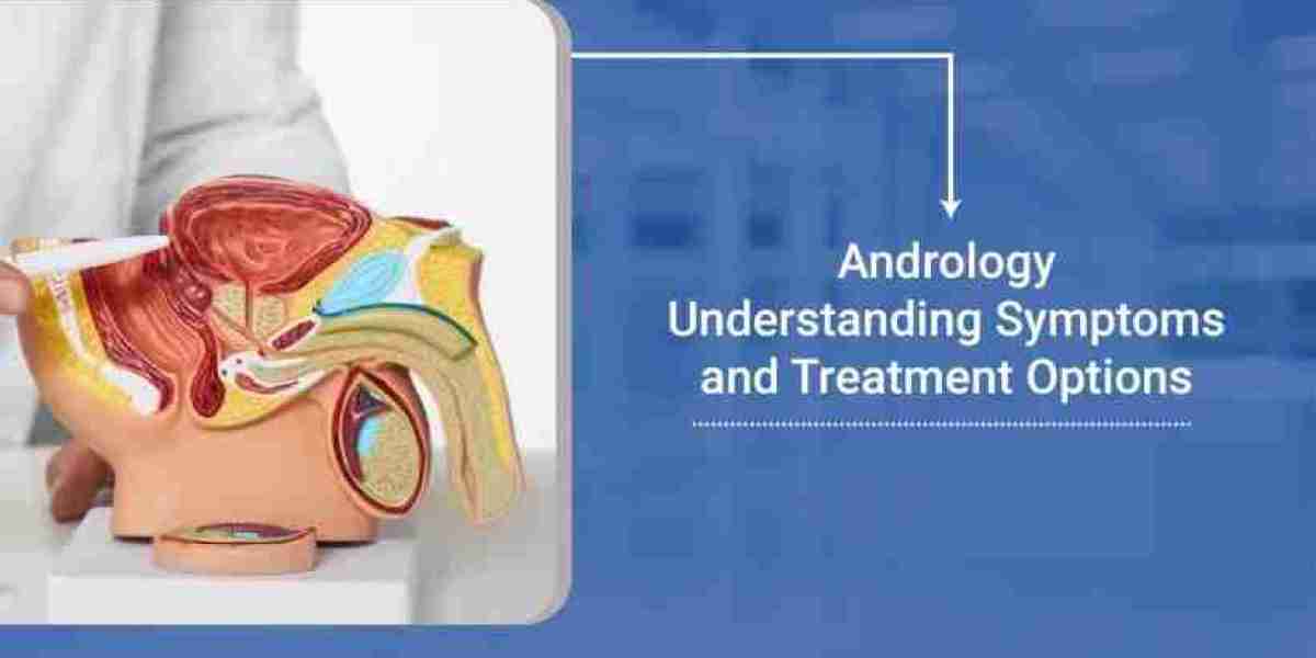 How does andrology compare to gynecology in terms of focus and treatment areas for male and female reproductive health?