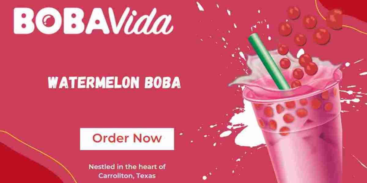 Refreshing Watermelon Boba popping  – A Juicy Treat from Boba Vida