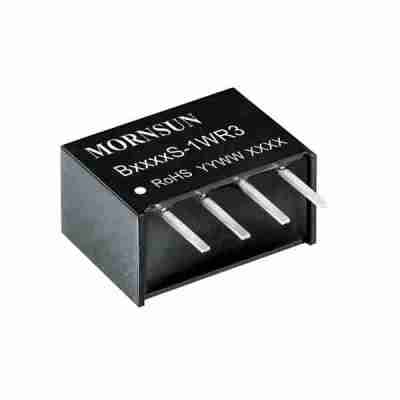 Mornsun Power B1205S-1WR3: 1W, 12Vdc to 05Vdc - Isolated DC-DC Converter - PO-2396-D Profile Picture