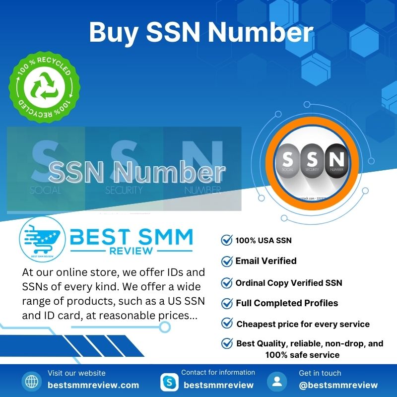 Buy SSN Number - Best SMM Review