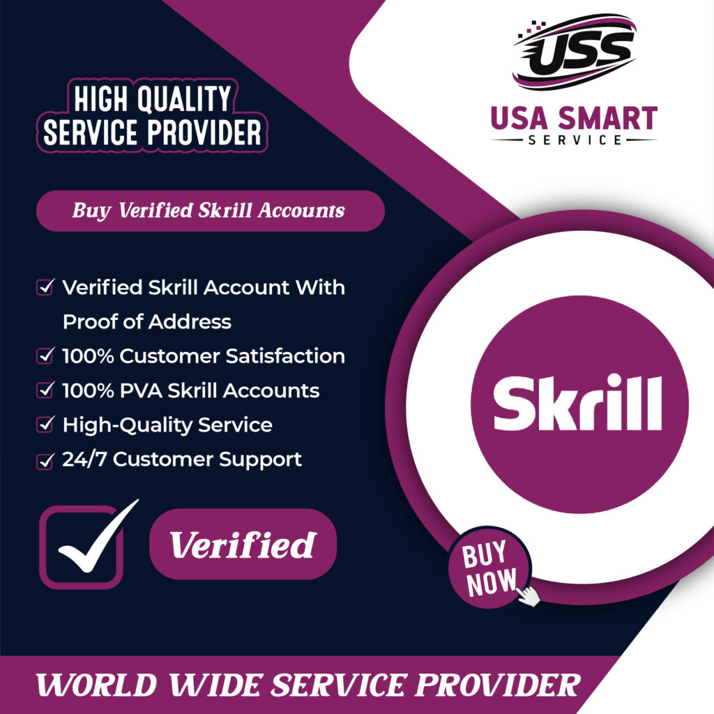 Buy Verified Skrill Accounts - usasmartservice