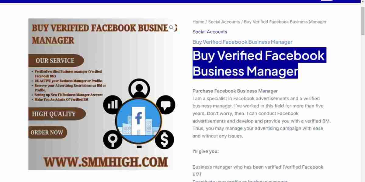 Buy Verified Facebook Business Manager Accounts