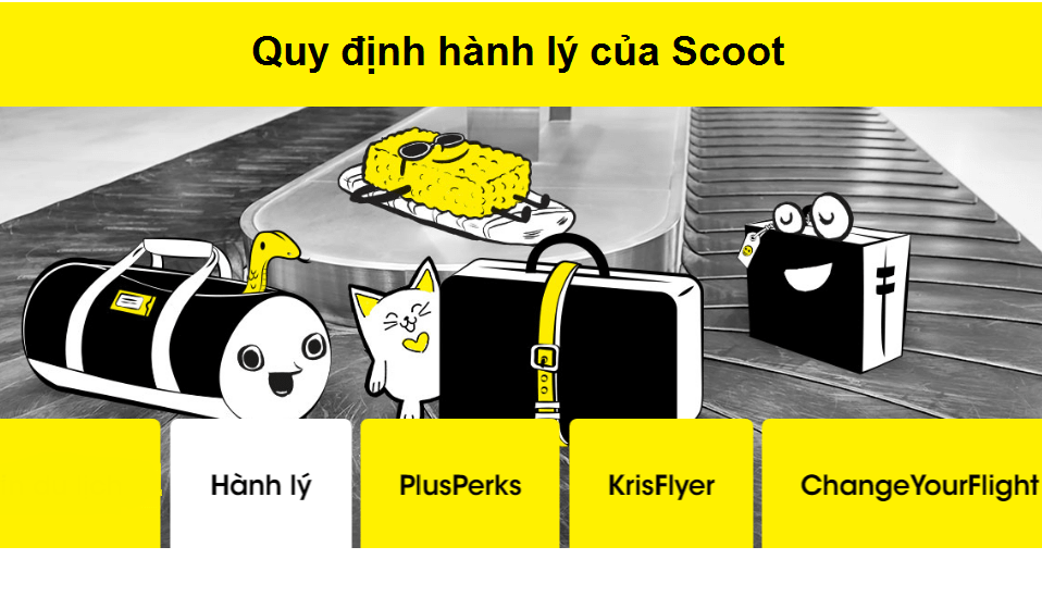 Phí mua hành lý của Scoot Airlines - Đại lý Scoot Việt Nam