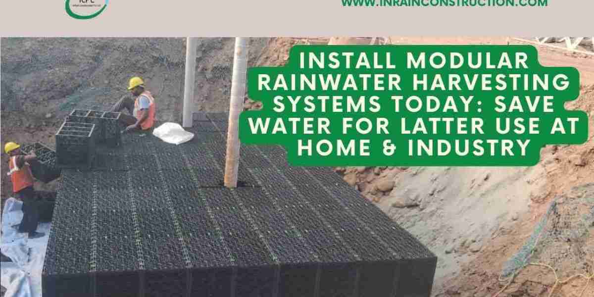 Modular rainwater harvesting