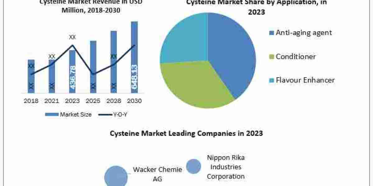 Cysteine Market Metrics Matrix: Exploring Size, Share, Revenue, and Statistics Overview  2030