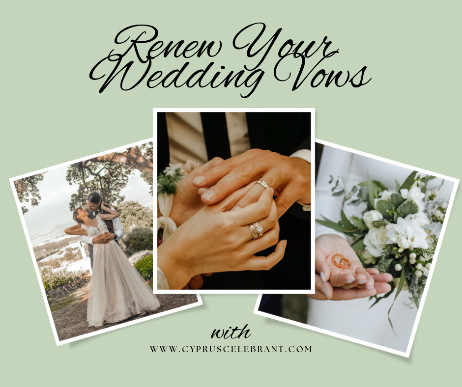 Vow Renewal Ceremony Abroad - Cyprus Celebrant