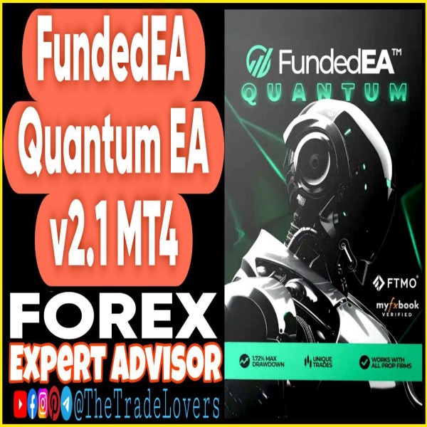 FundedEA Quantum EA V2.1 MT4 (Works on Build 1431+) | Forex Robot | MT4 Expert Advisor - The Trade Lovers