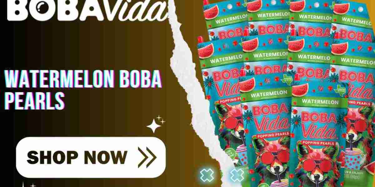 Watermelon Boba Pearls - Natural Popping Pearls by BOBA Vida