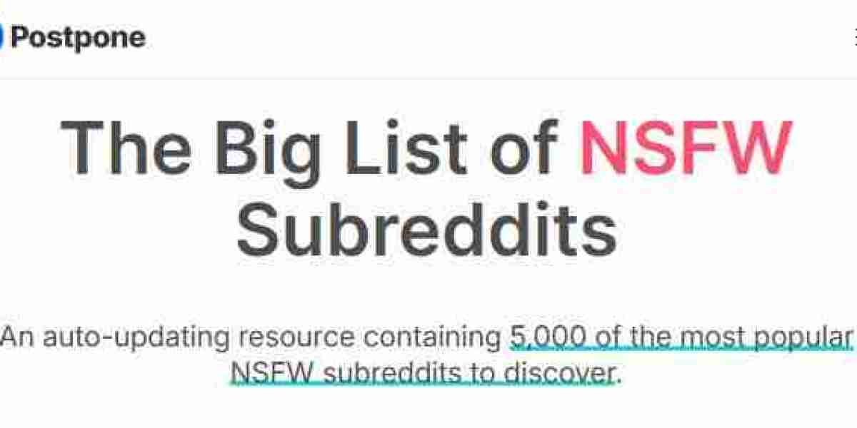 The Ultimate Resource: Exploring the List of NSFW Reddits