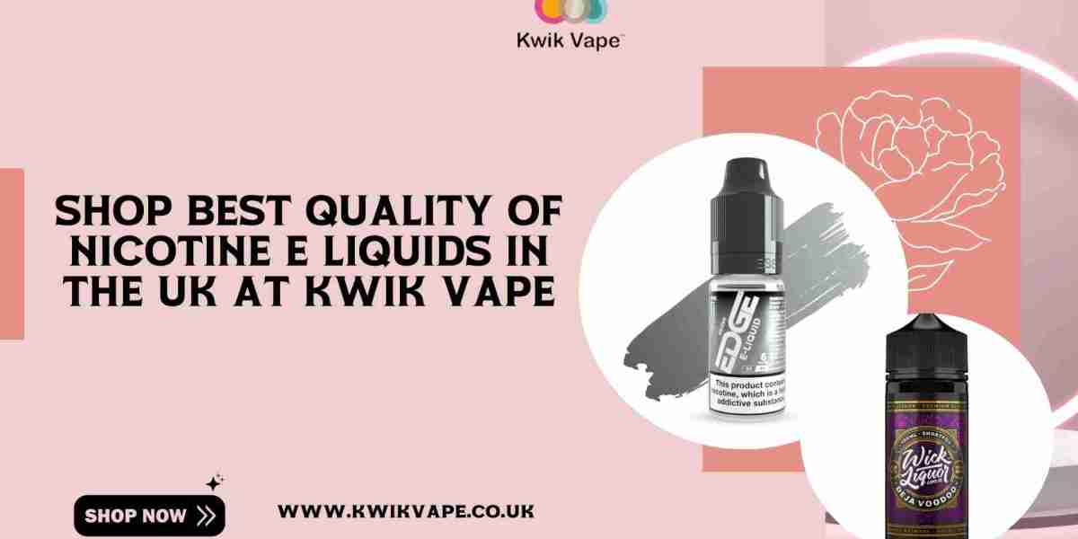 Shop Best quality of Nicotine e liquids in the UK at kwik vape