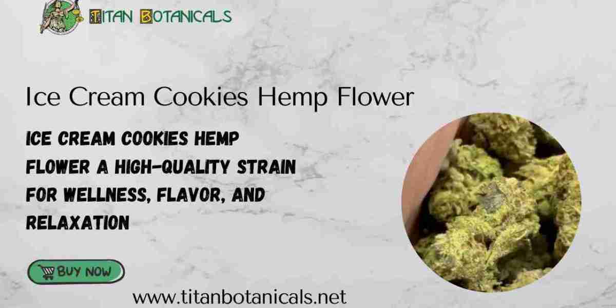 Ice Cream Cookies Hemp Flower A High-Quality Strain for Wellness, Flavor, and Relaxation