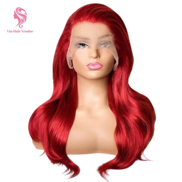 Luxury Red Wig - Wholesale Vietnamese Raw Virgin Hair Wigs