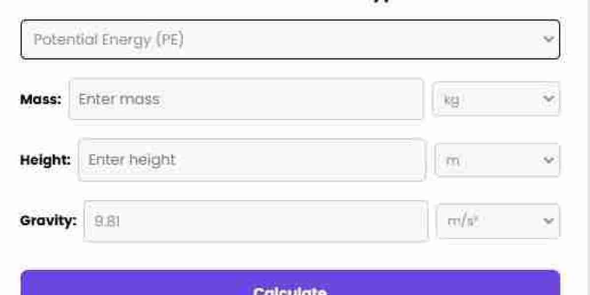 Potential Energy Calculator | Calculate P.E Online